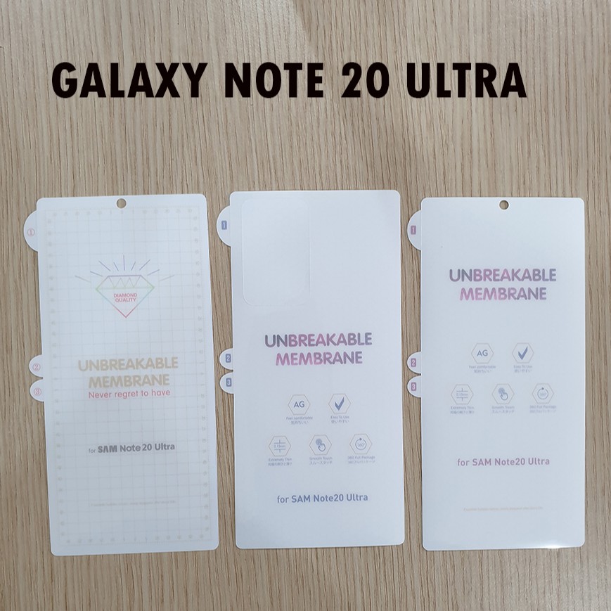 Miếng dán ppf ag note 20 ultra chống xước hai mặt
