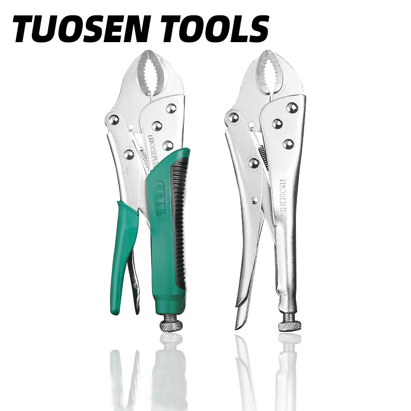 Kìm kềm bấm chết miệng tròn, kìm chống trượt 10inch Tuosen