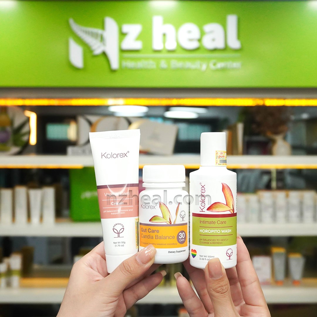 Bộ ba chăm sóc vù.ng kí.n Kolorex (Gel rửa + Kem bôi + Viên uống)