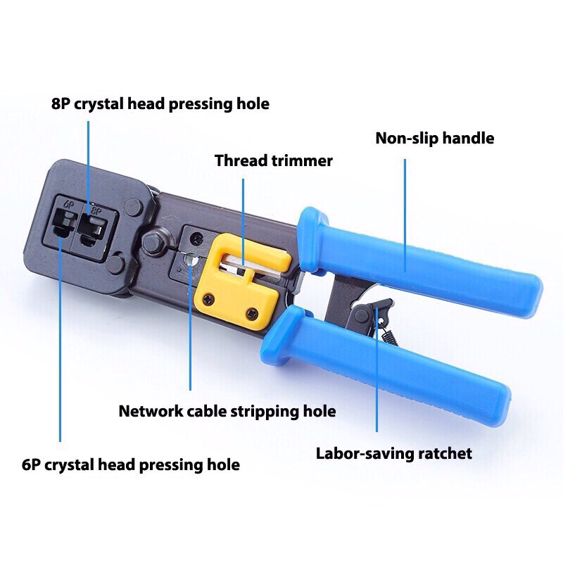 Kìm bấm mạng xuyên thấu cao cấp Tool