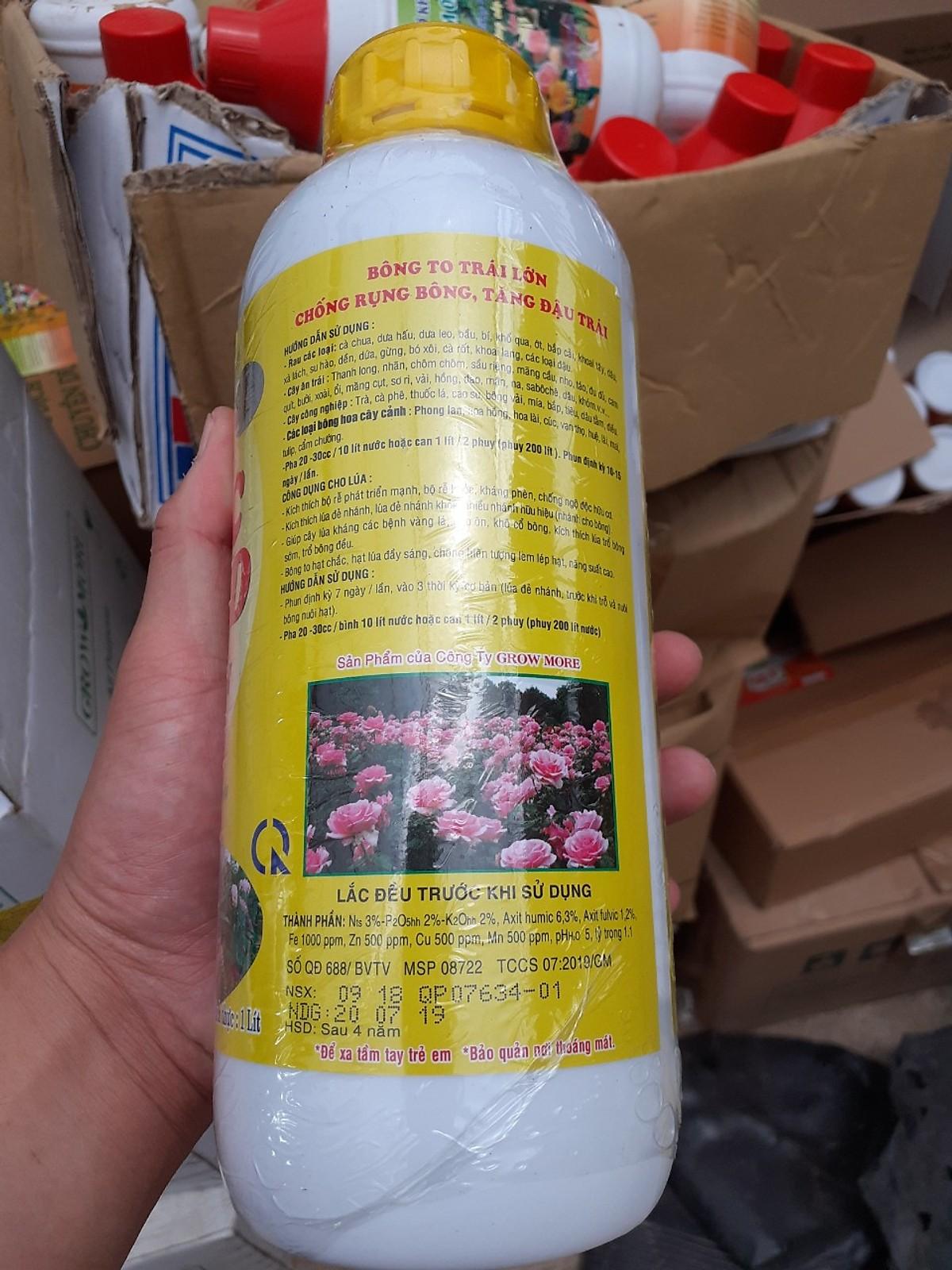 Phân bón lá NPK sinh học Humic Acid 322 1 LÍT