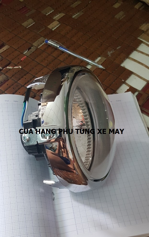 Pha đèn gắn xe Cub đời mới bền, đẹp