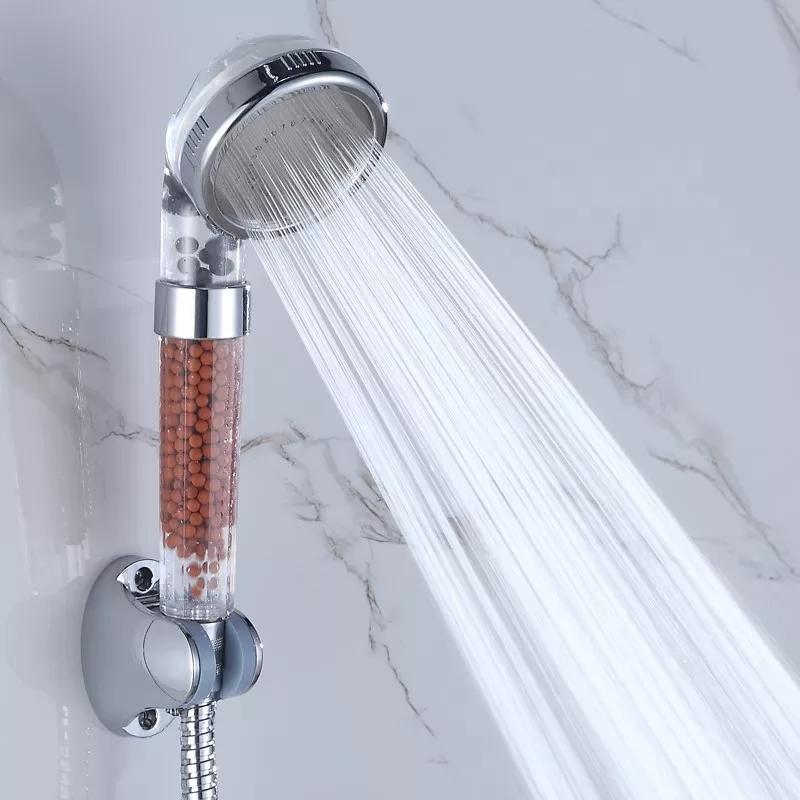 [HCM]VÒI SEN TĂNG ÁP LỌC NANO DÂY 1M5 (Nhựa ABS dây Inox)