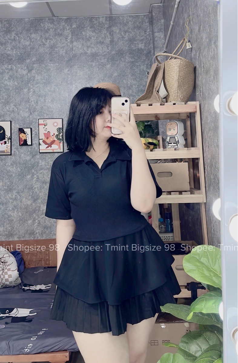 Áo Polo Croptop Bigsize 65-90kh (changmintbigsize)