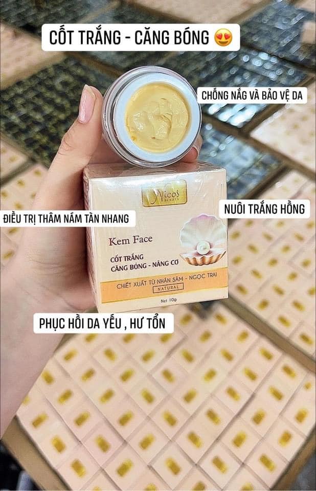 Kem Face Cốt Trắng Nicos ĐÔNG Y