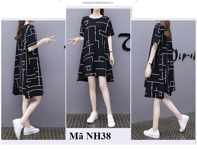 Váy, đâm dáng xuông dành cho các bạn nữ NH38