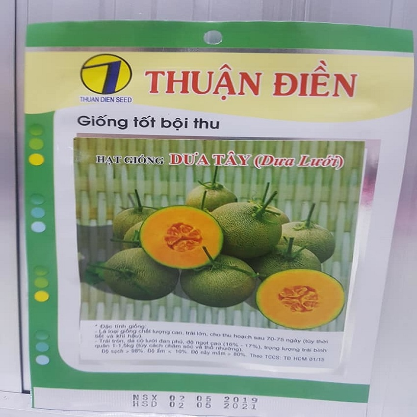 Hạt giống dưa tây (dưa lưới) Thuận Điền ( 20 hạt )