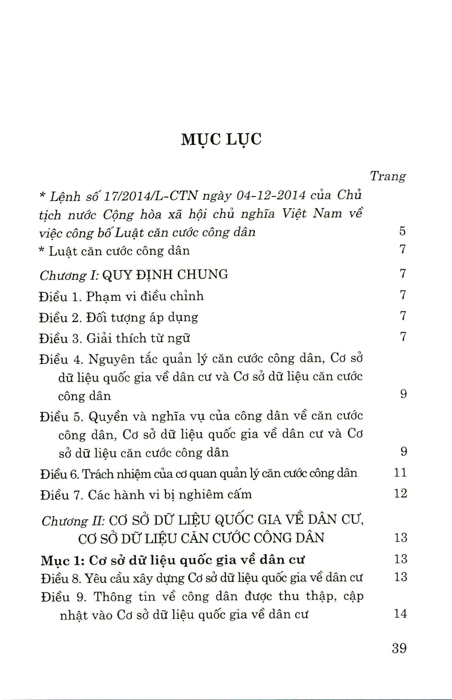 Luật Căn Cước Công Dân - Nhiều Tác Giả