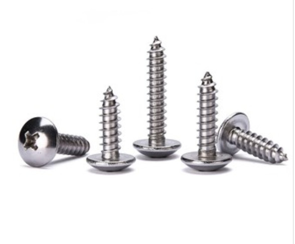 Vít bắt gỗ đầu dù inox M4 M5 M6 bịch 100 cây