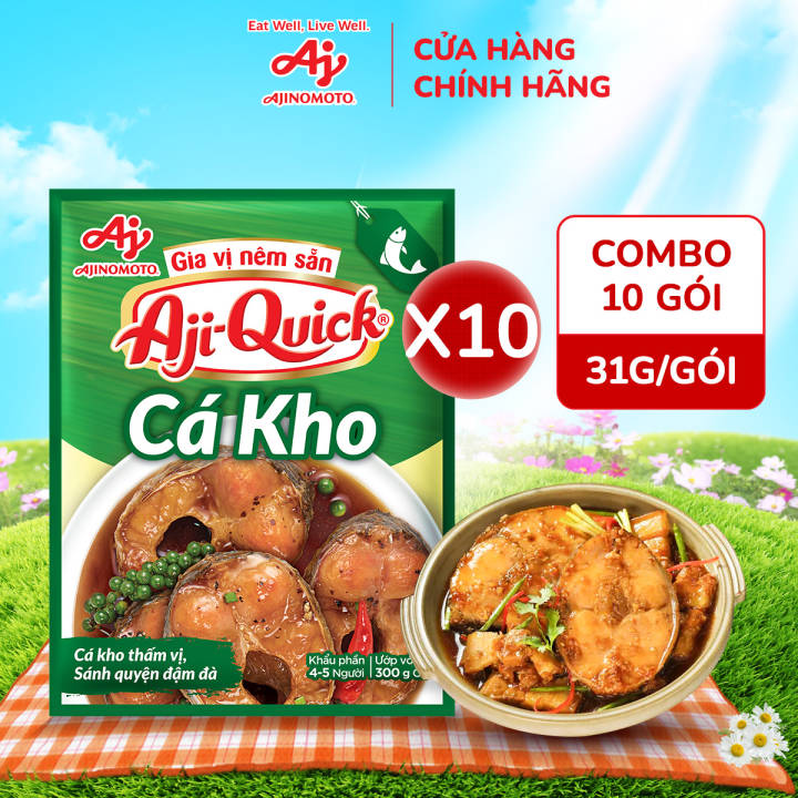 Combo 10 Gói Gia Vị Nêm Sẵn Aji-Quick®&hellip;