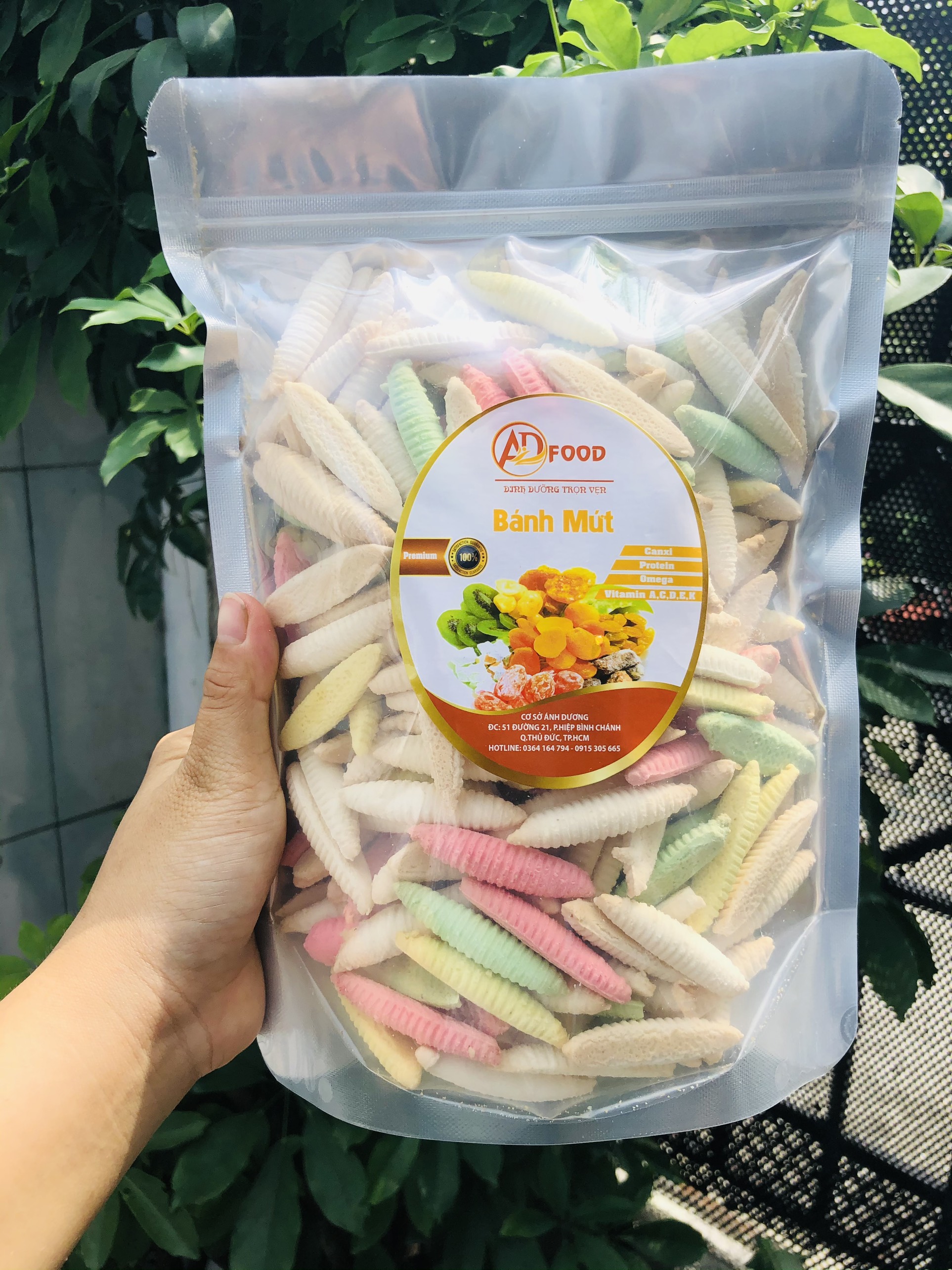500g bánh đuông dừa mix đủ vị