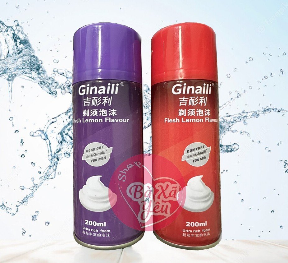 Chai kem cạo râu Ginaili 200ml