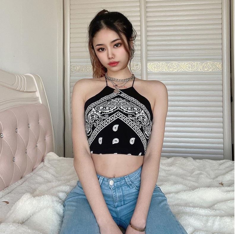 Áo yếm in thổ cẩm chất liệu bền rẻ