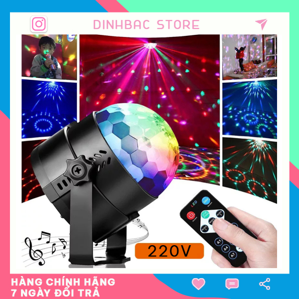 Bảng giá Đèn led xoay vũ trường nháy theo nhạc nhiều hiệu ứng