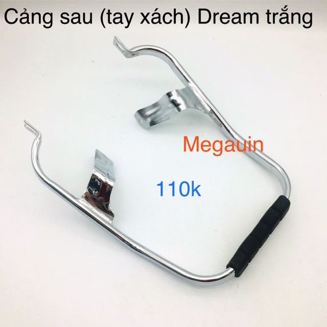 Cảng sau tay xách Nice lắp xe Dream (dáng dài - ngắn 7 màu / inox trắng) - MT 2022