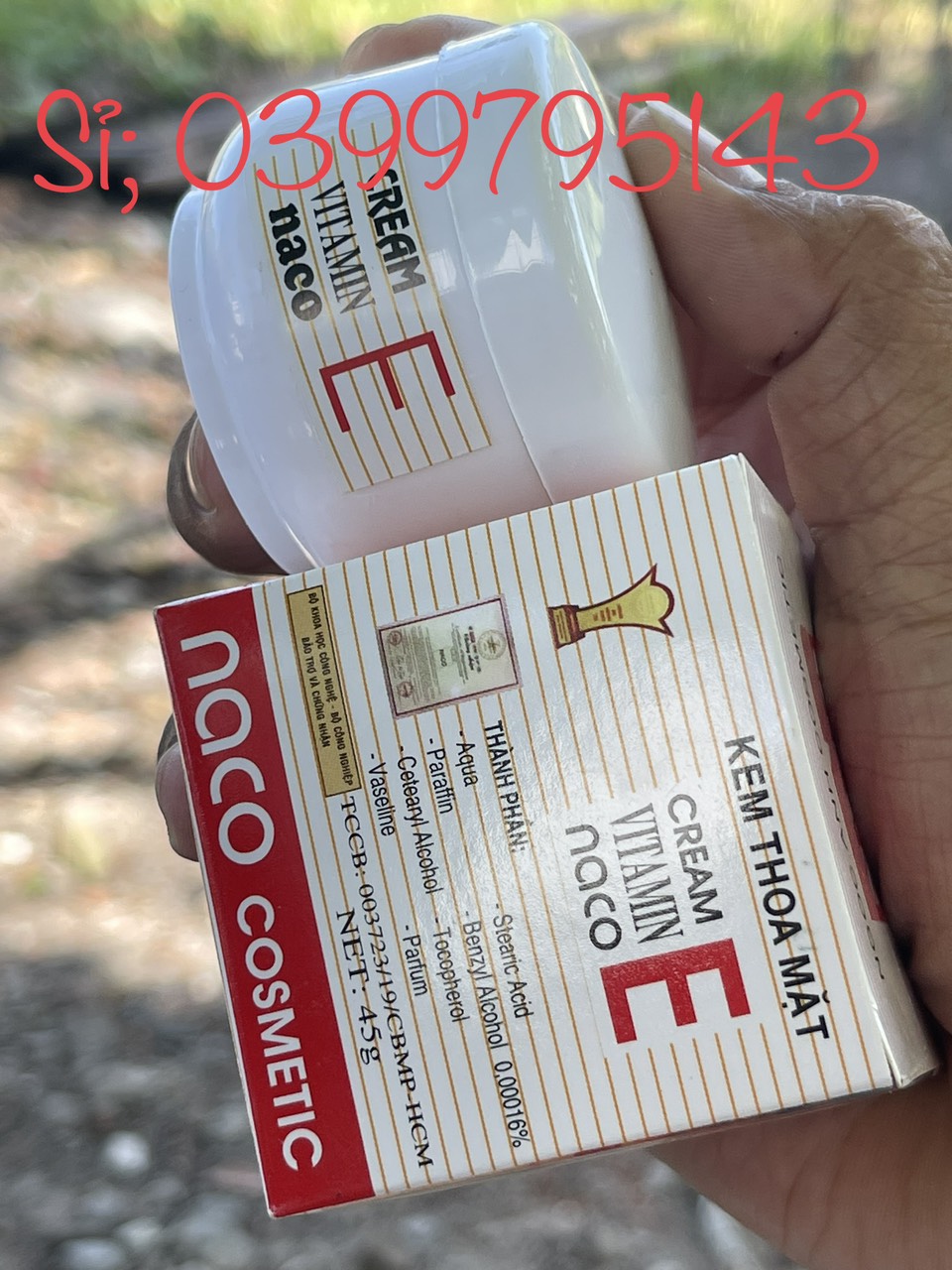 Kem Thoa Mặt Cream Vitamin E Naco