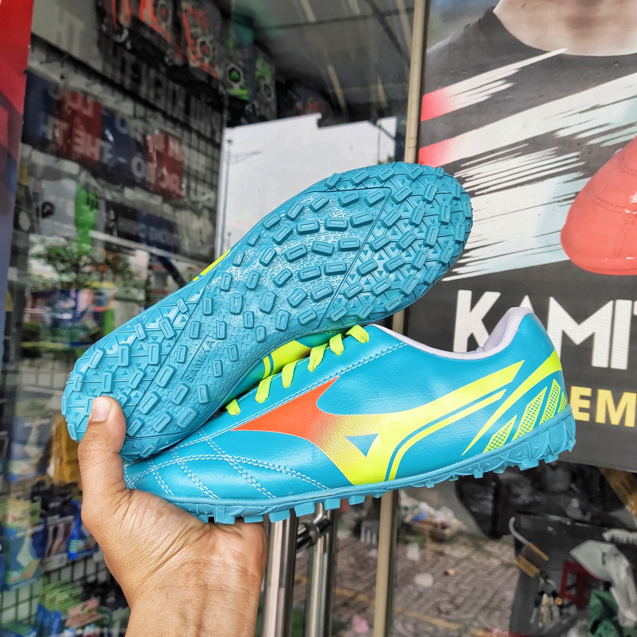 Giày Đá Bóng Mizuno TF Khâu Full Đế ( Tặng Tất )