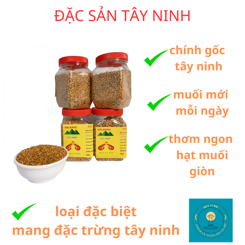 combo 4 hũ muối tây ninh 250g HẢI ĐĂNG TINYES
