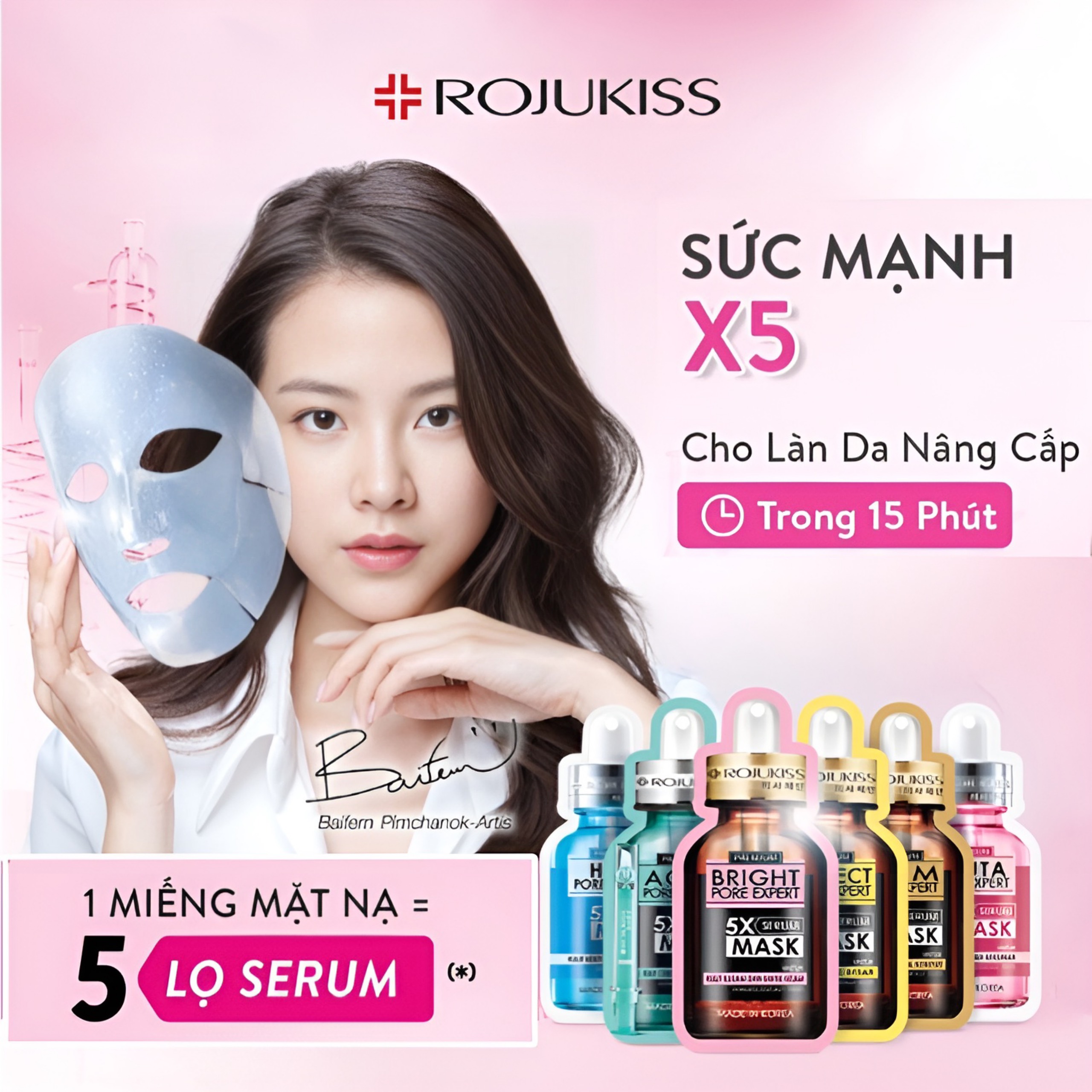 [Đủ Loại] Mặt Nạ Rojukiss Dưỡng Da 5x Hàn Quốc 25ml
