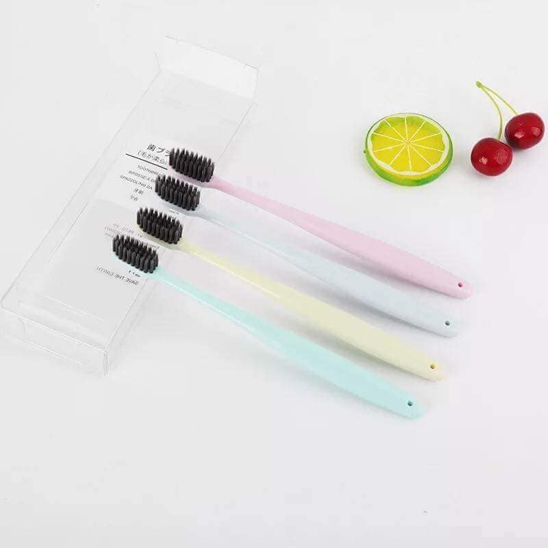 [HÀ NỘI] Set 4 bàn chải sợ tre Muji