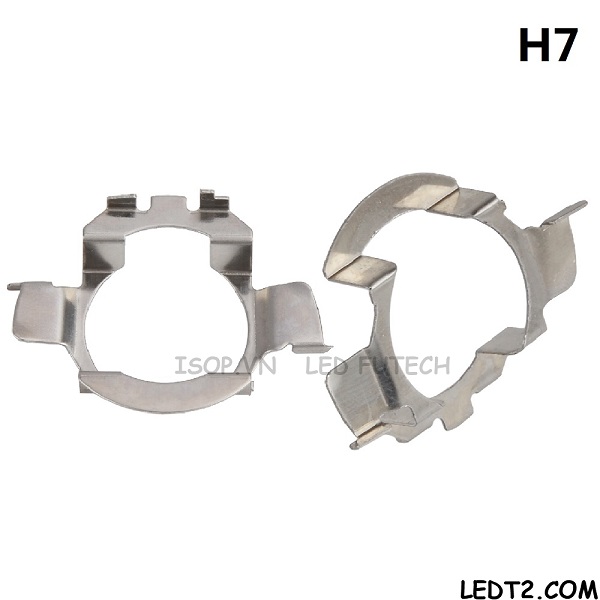 [LEDT2 ISOP] Chân cài, chân phụ, adapter cho đèn LED chân H7 [Số lượng: 1 cặp]