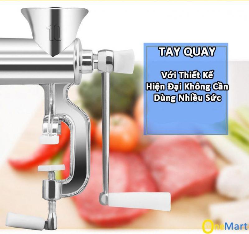Giá bán máy xay thịt bằng tay inox