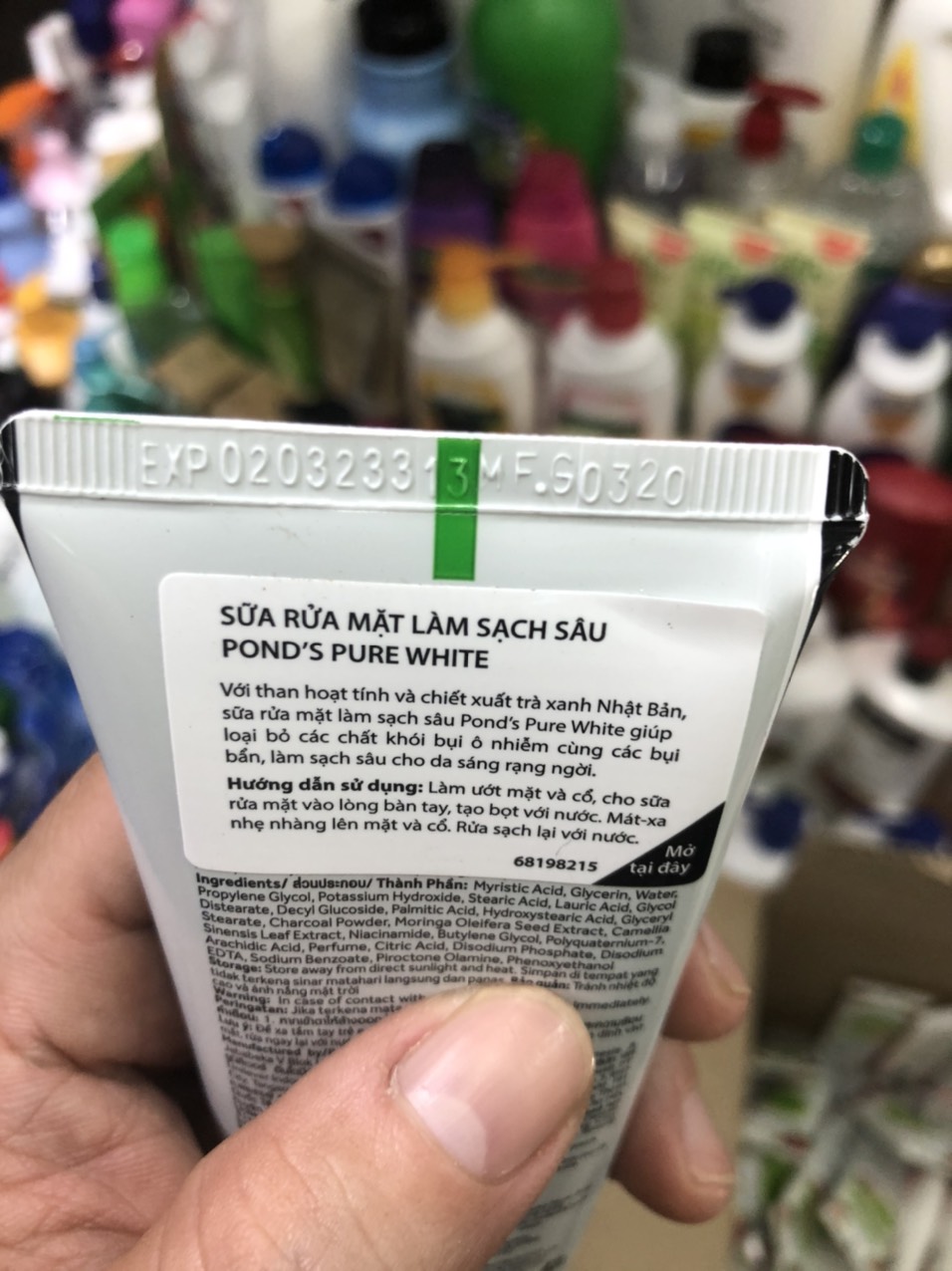Sữa Rửa Mặt Trắng Da POND'S PURE WHITE 100g