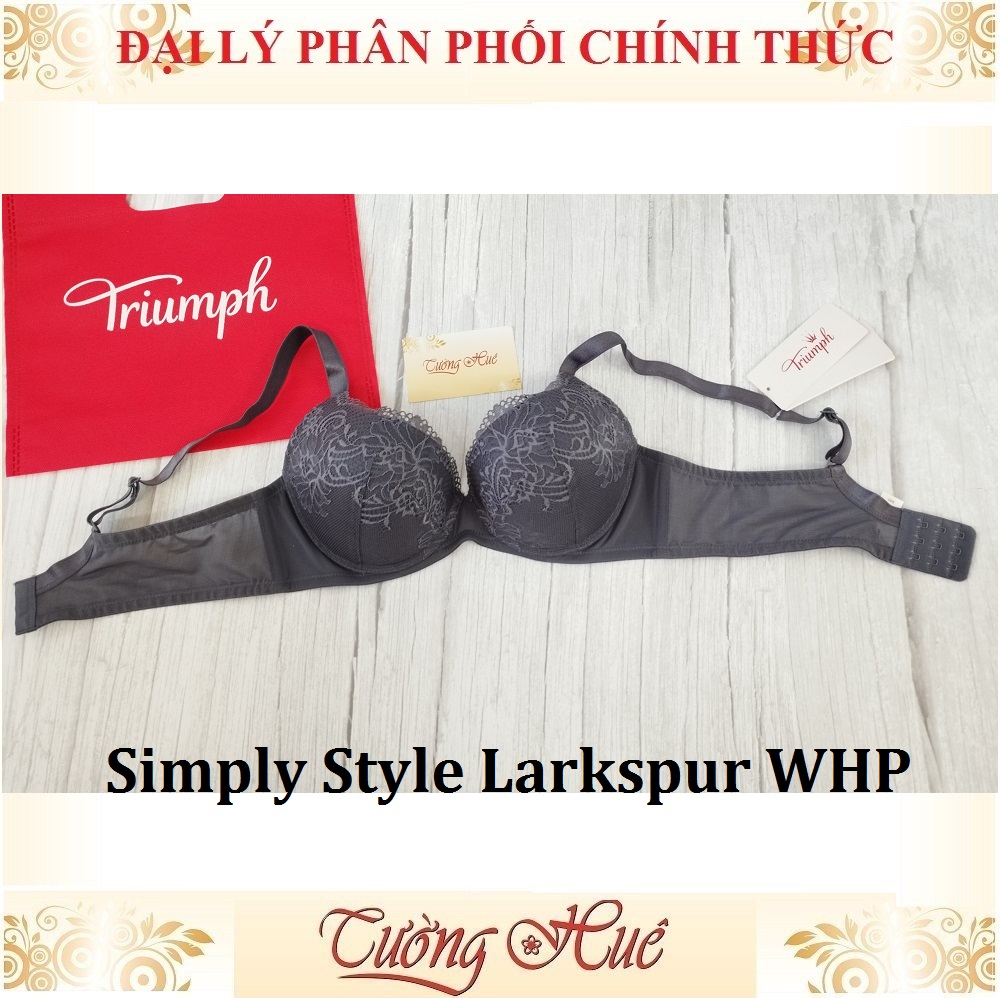 Áo lót nữ Triumph Simply Style Larkspur WHP ren mút mỏng lưng bảng to vừa.