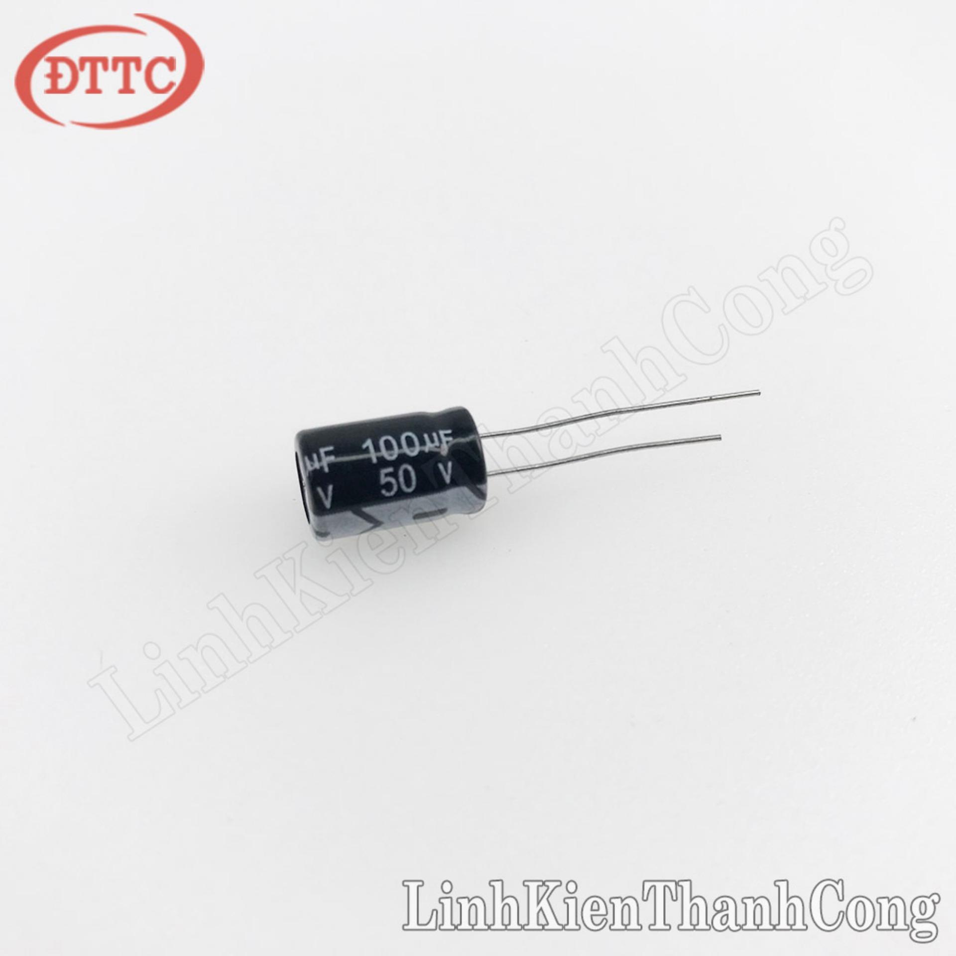 Bộ 2 Chiếc Tụ 100uF 50V (8x12mm)
