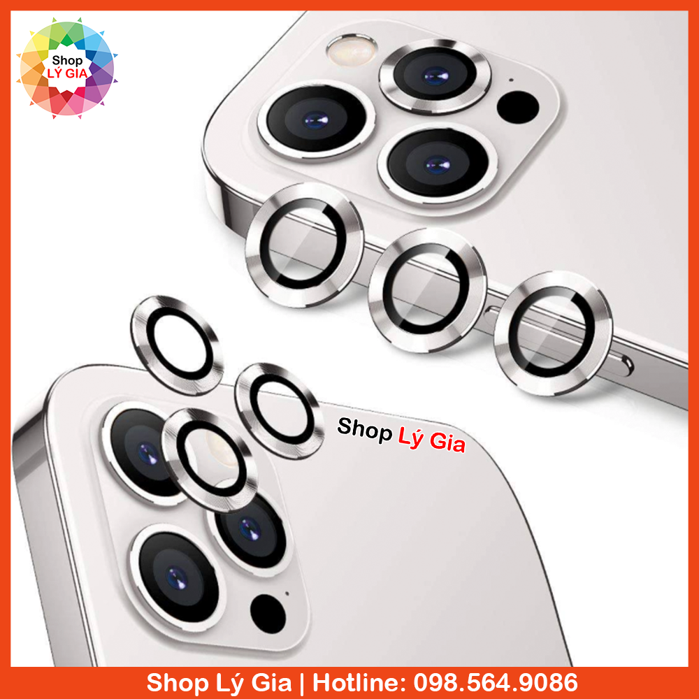 Cường lực từng mắt bảo vệ camera cho iPhone 13 Pro Max / iPhone 12/ iPhone 11