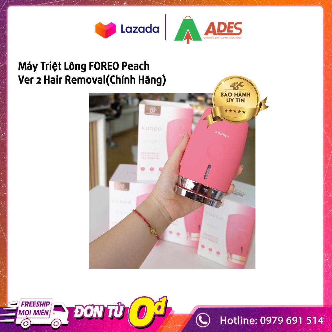 [DEAL HOT] Máy Triệt Lông FOREO Peach Ver 2 Hair Removal