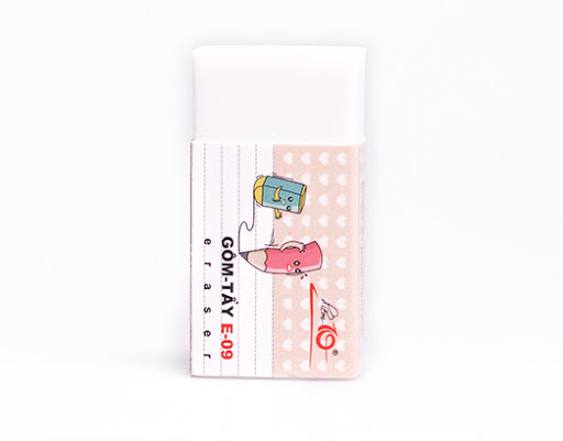 Combo 5 Cục Gôm Tẩy Điểm 10 Thiên Long E-09 an toàn, không mùi
