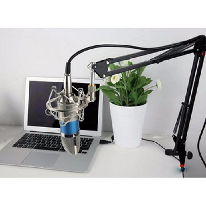 Giá đỡ micro kẹp bàn và màng lọc âm