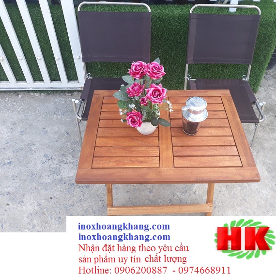[HCM]Ghế inox xếp cafe