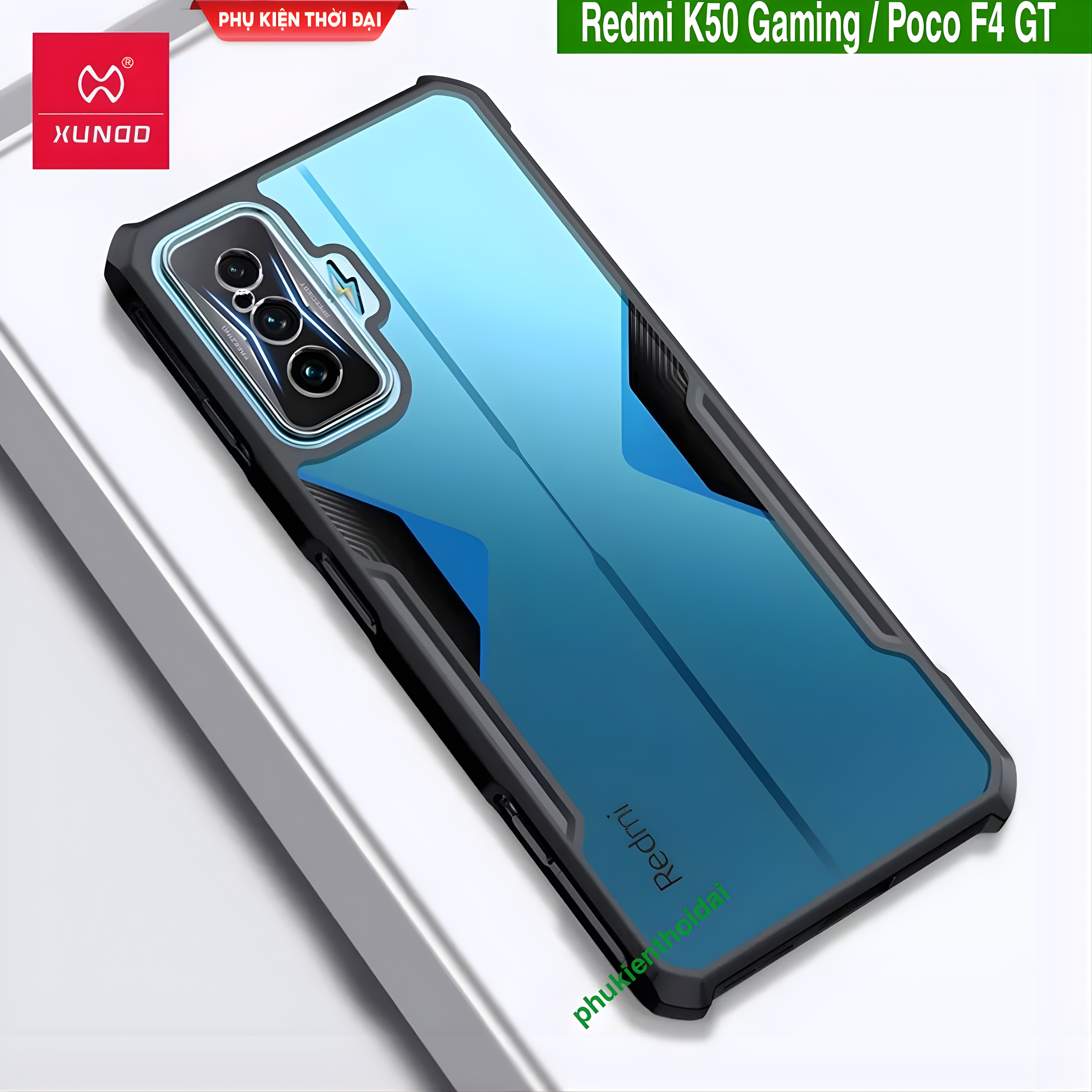 Ốp lưng Redmi K40 Gaming / Poco F3 GT / K50 Gaming hiệu Xundd lưng trong viền màu cao cấp