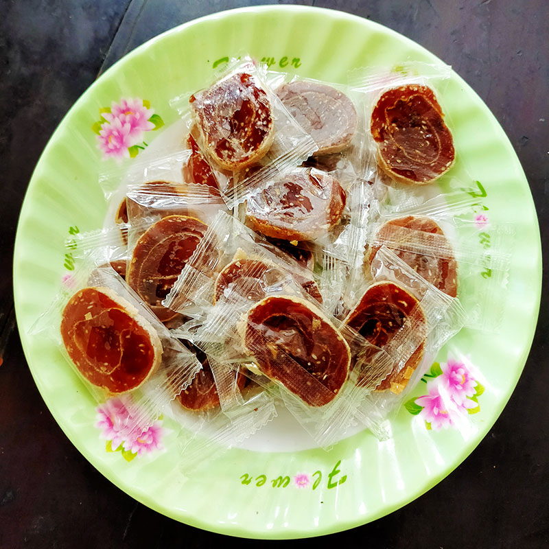 Bánh tráng dừa cuộn mứt chuối dẻo 500 gram