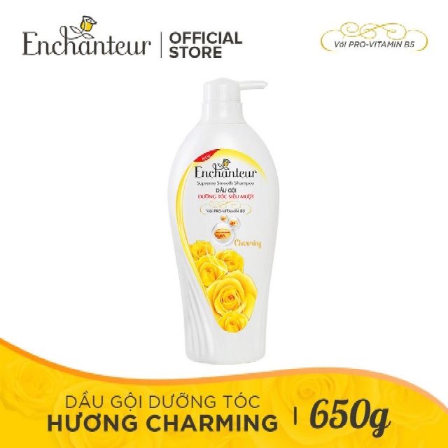 Dầu gội,Tắm Enchanteur Charming 650g