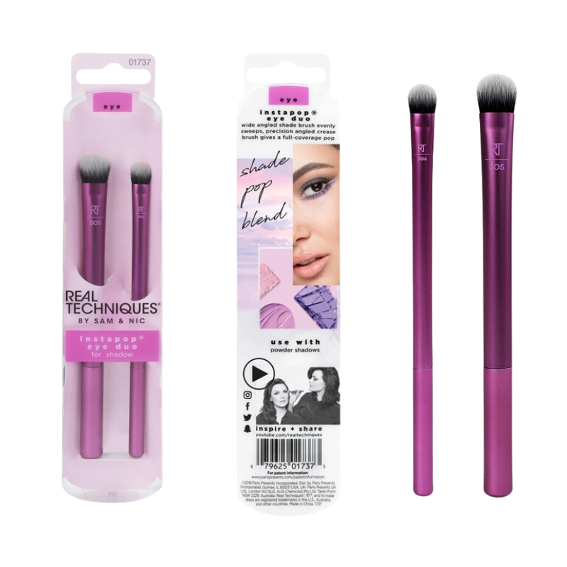 Bộ 2 cây cọ mắt RT Real Techniques Instapop Eye Duo For Shadow