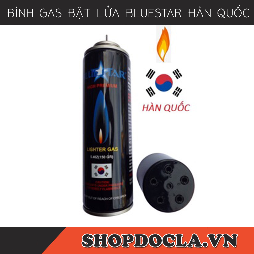 ( Loại Xịn ) Bình gas bơm bật lửa 150g tặng kèm 5 đầu bơm