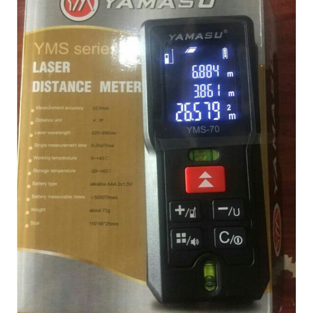 Máy đo khoảng cách Yamasu 70m 50m