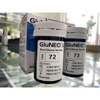 QUE THỬ TIỂU ĐƯỜNG GLUNEO LITE 50 TEST- HÀN QUỐC