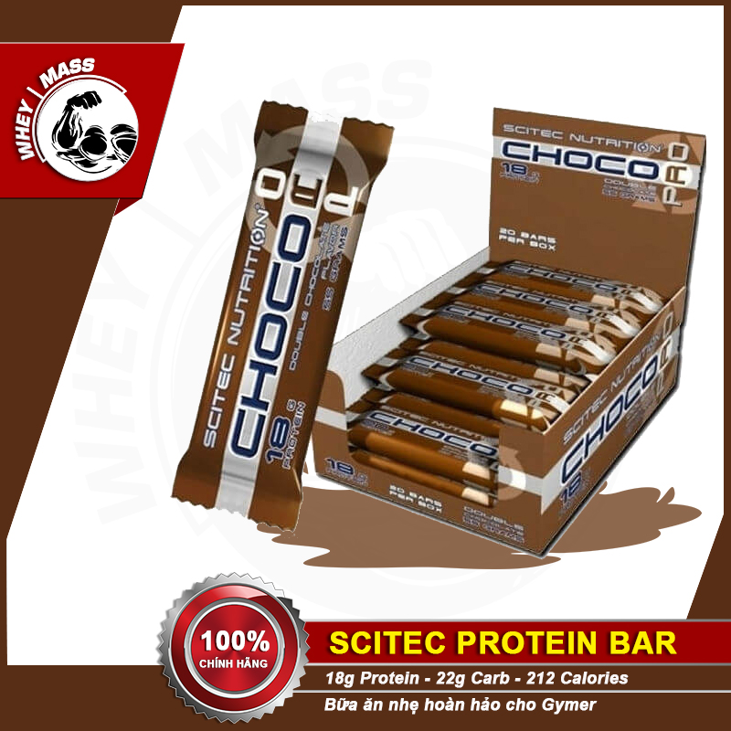 Bánh Bar Protein Tăng Cơ - Scitec Nutrition - 20 Thanh