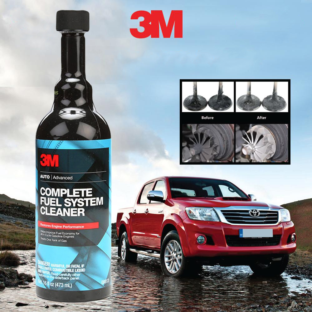 Xúc pét xăng - 3M Complete Fuel System Cleaner 08813 473ml