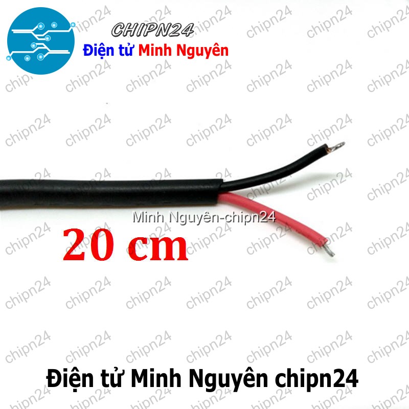 [2 sợi] (I11) Dây nguồn DC chuôi Đực (20cm) - HH001535