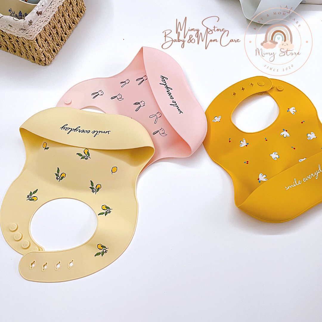 Yếm Máng Ăn Dặm Silicone MUSLIN TREE