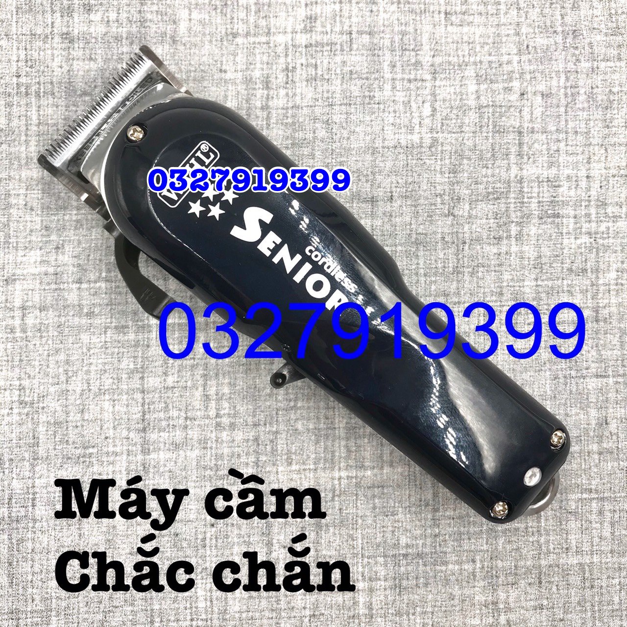WAHLL Senior Tông Đơ Cắt Tóc Lưỡi Kép Mài Chuốt Cao Cấp Pin 2200mAh Dùng 4h Liên Tục Kèm Bộ Cữ Gá Thép Chuyên Dụng