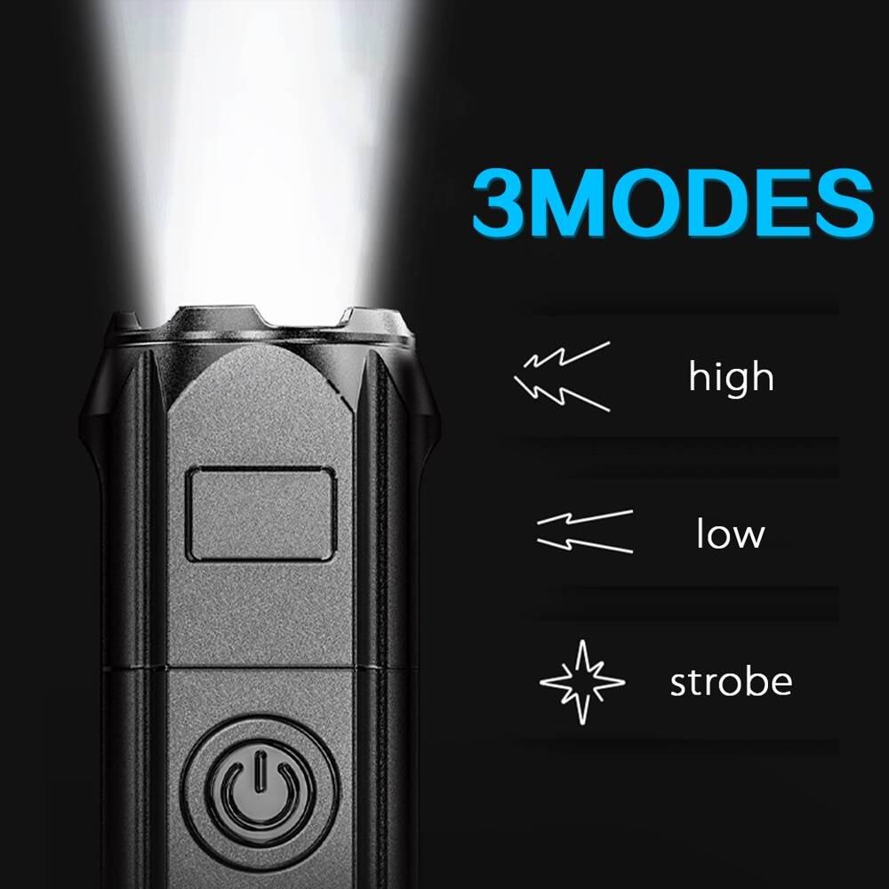 Đèn pin siêu sáng/Đèn pin cầm tay/đèn led chiếu xa chống nước/mini flashlight