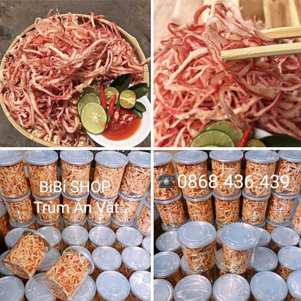 [HCM]Mực xé sợi hấp nước dừa hũ 250gram