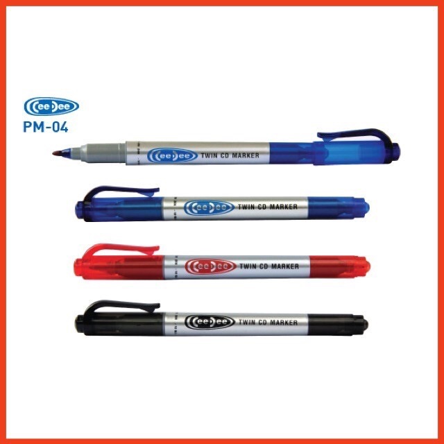 Bút Lông Dầu Thiên Long Hai Đầu PM-04