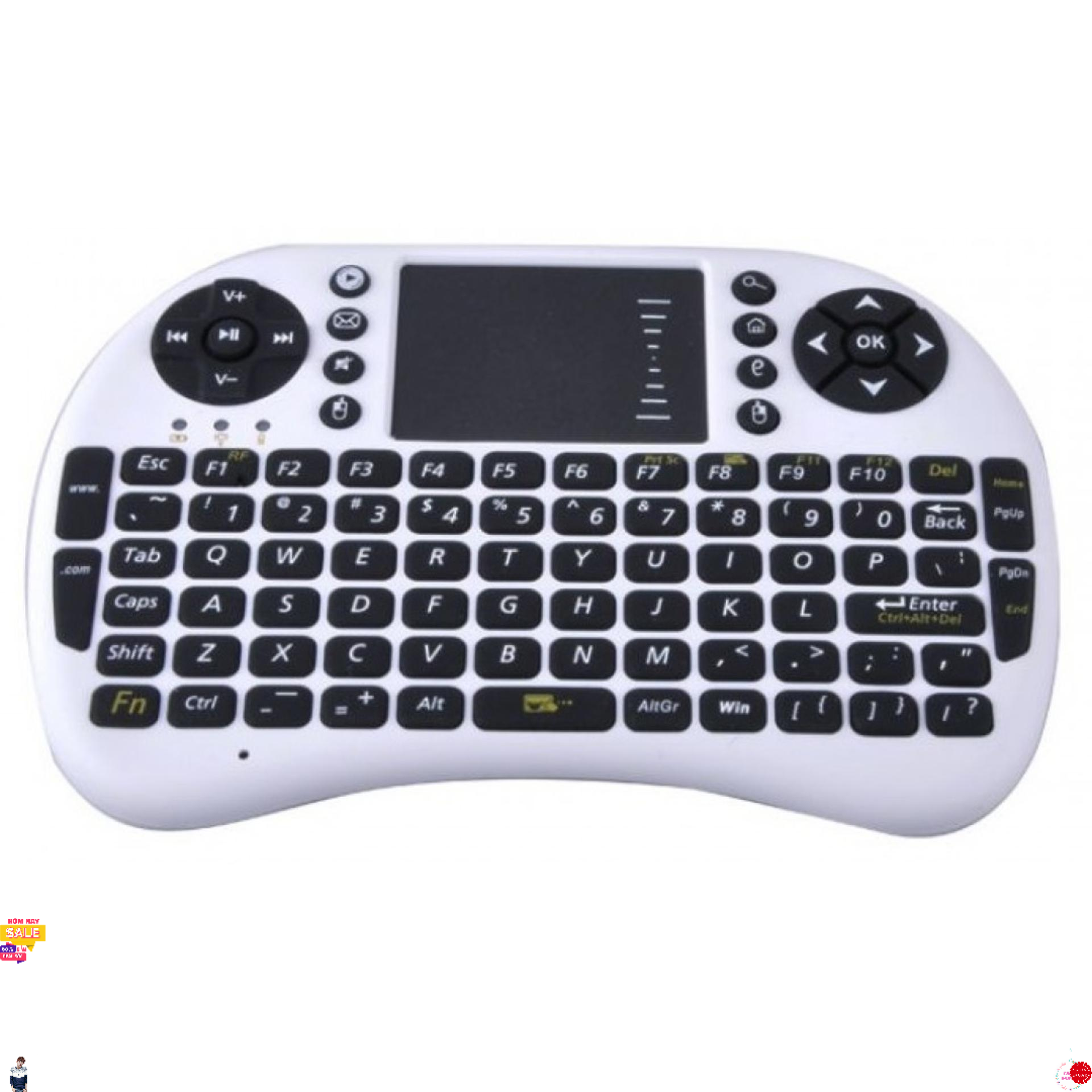 Bàn phím kiêm chuột không dây UKB 500-RF Mini Keyboard